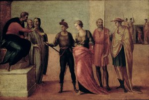 The Sentencing of St. Lucy by Francesco Granacci